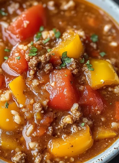 Stuffed Pepper Soup