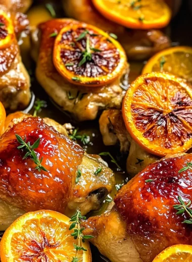 Sweet and Savory Roasted Orange Chicken
