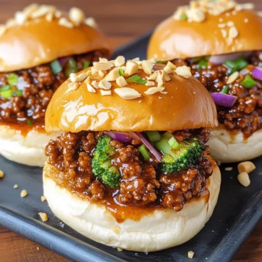 Thai Sloppy Joe Sliders