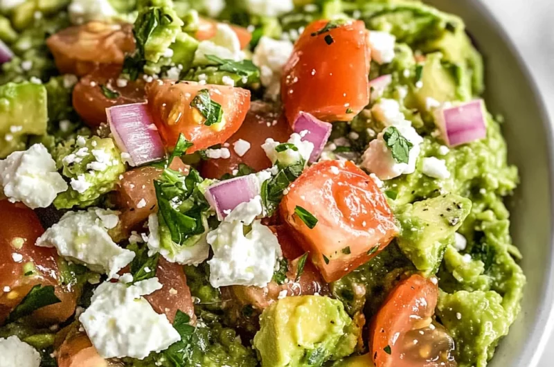 The Best Avocado Feta Dip
