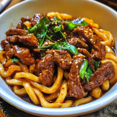 Trust Me, This Black Pepper Beef Udon Is Easier Than It Looks!