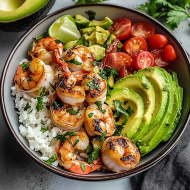 Zesty Lime Shrimp & Coconut Rice Bowls