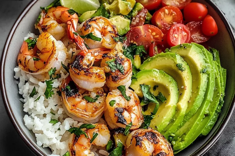 Zesty Lime Shrimp & Coconut Rice Bowls