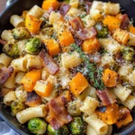 Bacon Brussels Sprouts Butternut Squash Pasta