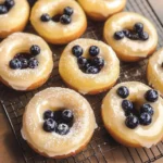 Baked Lemon Blueberry Doughnuts