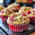 Bakery Style Strawberry Muffins