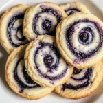 Blueberry Cheesecake Swirl Cookies