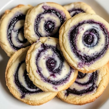 Blueberry Cheesecake Swirl Cookies