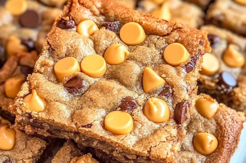 Butterscotch Toffee Cookie Bars