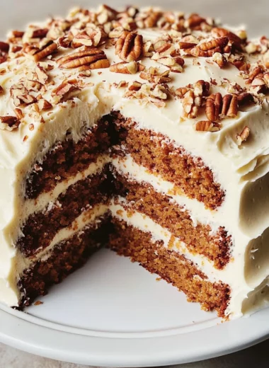 Carrot Cake with Buttercream Frosting Recipe