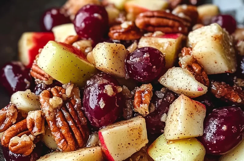 Cinnamon Apple Grape Salad