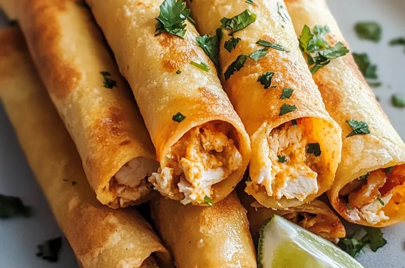 Cream Cheese Chicken Taquitos