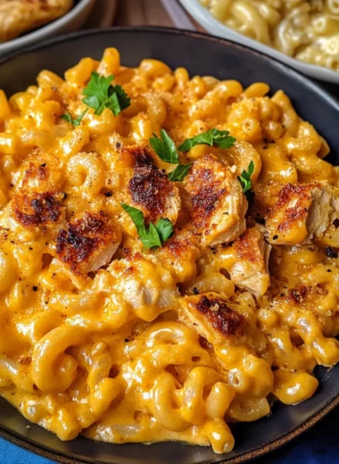 Creamy Chicken Mac and Cheese