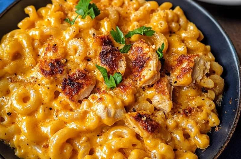 Creamy Chicken Mac and Cheese