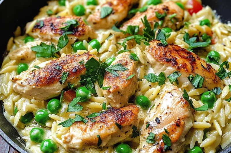 Creamy Orzo With Chicken: A Wonderful Ultimate Recipe You’ll Love
