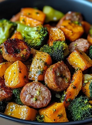 Create a Flavorful Sausage Veggie Skillet Bowl in 30 Minutes!