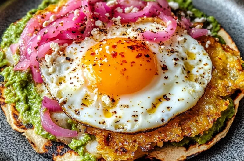 Crispy Feta Fried Eggs (Viral Recipe)