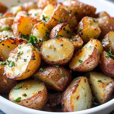 Crispy Garlic Roasted Potatoes