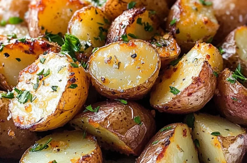 Crispy Garlic Roasted Potatoes