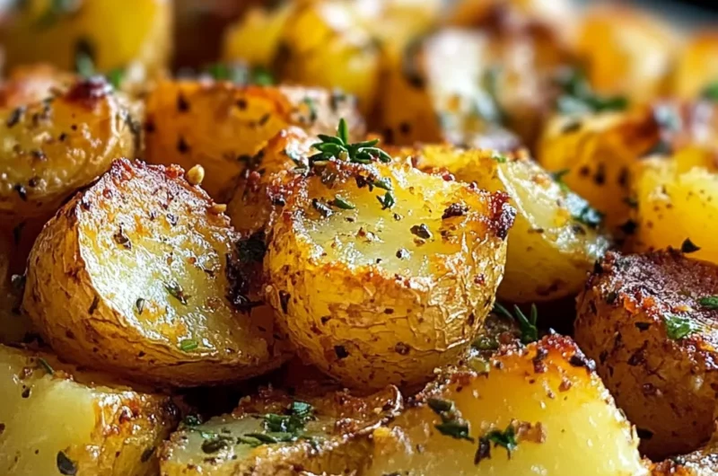 Crispy Homemade Roast Potatoes: Perfectly Seasoned Delight!