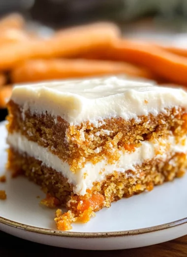 Decadent Carrot Cake Bars with Cream Cheese Frosting