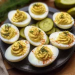 Dill Pickle Deviled Eggs
