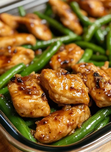 Easy Chicken Breast and Green Beans