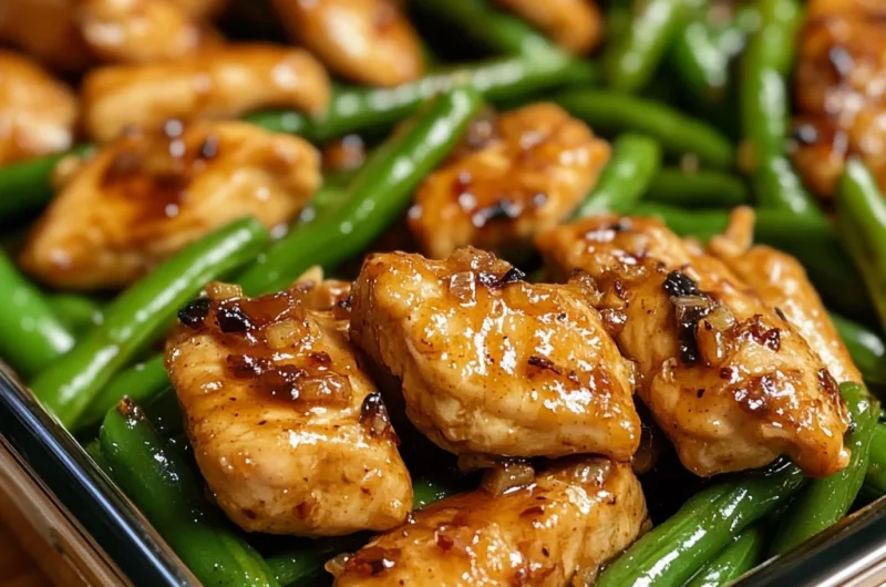 Easy Chicken Breast and Green Beans