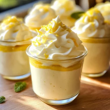 Easy Lemon Mousse