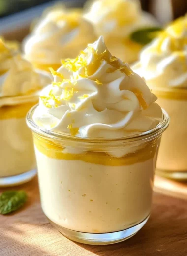 Easy Lemon Mousse