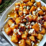Easy Roasted Butternut Squash with Honey and Feta Recipe