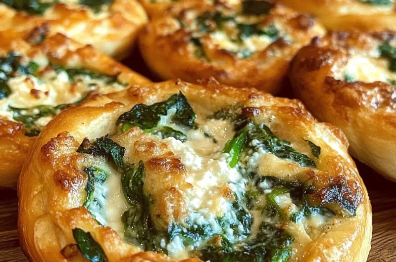 Easy Spinach Cottage Cheese Flat Bagels