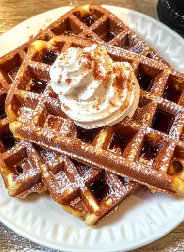 Gingerbread Waffles