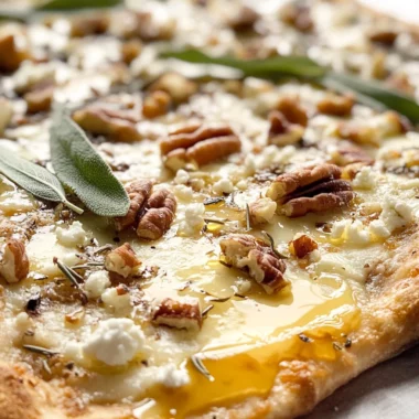 Grilled Honey Goat Cheese Pizza