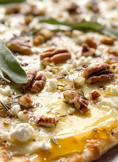 Grilled Honey Goat Cheese Pizza