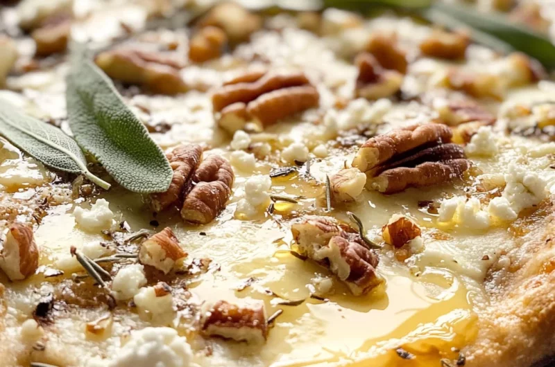 Grilled Honey Goat Cheese Pizza