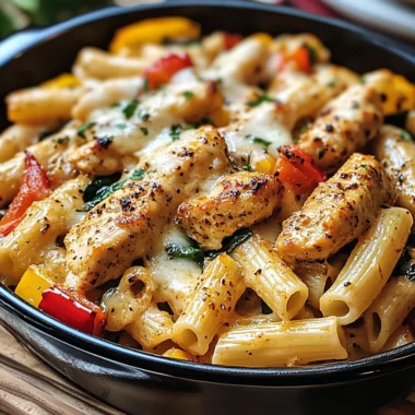 Honey Pepper Chicken Panini Pasta