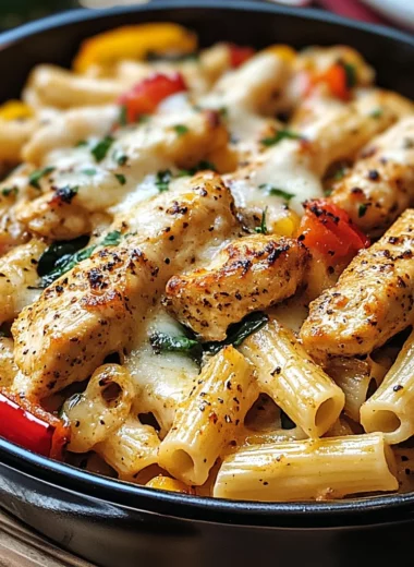 Honey Pepper Chicken Panini Pasta