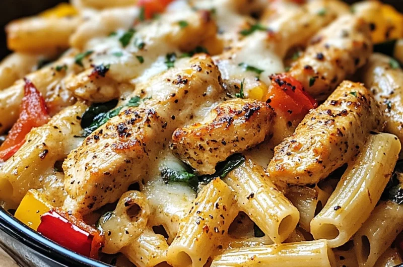 Honey Pepper Chicken Panini Pasta