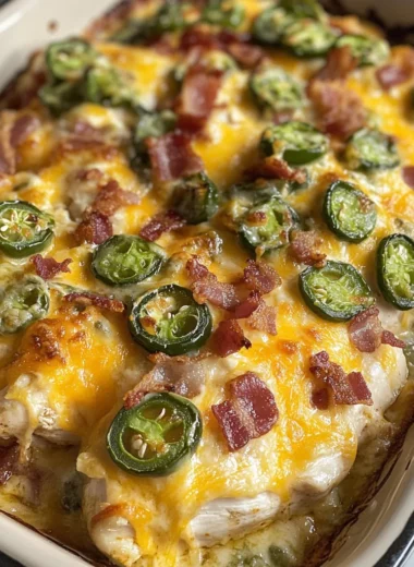 Jalapeño Chicken Popper Bake