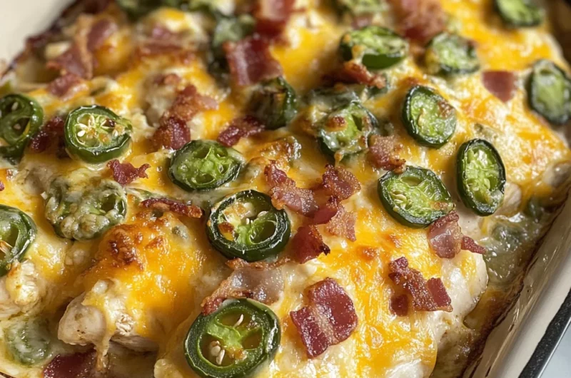 Jalapeño Chicken Popper Bake