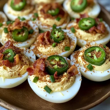 Jalapeno Popper Deviled Eggs
