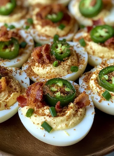 Jalapeno Popper Deviled Eggs
