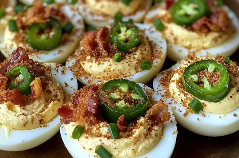 Jalapeno Popper Deviled Eggs