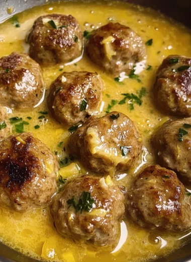 Keftedes In Lemon Sauce