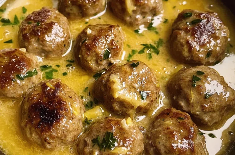 Keftedes In Lemon Sauce