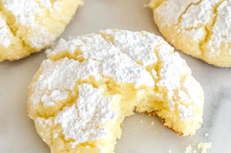 Lemon Crinkle Cookies