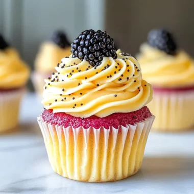 Lemon Poppy Seed Cupcakes