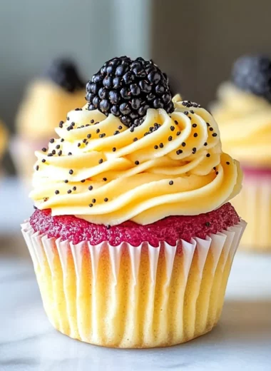 Lemon Poppy Seed Cupcakes