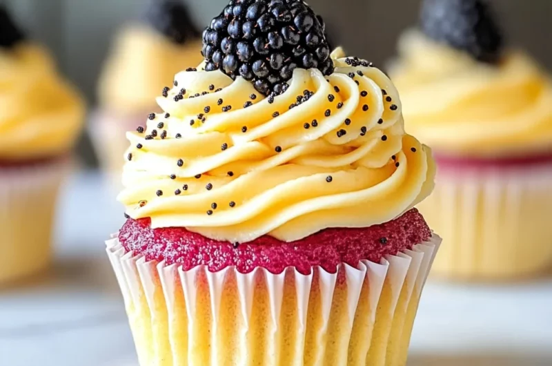 Lemon Poppy Seed Cupcakes